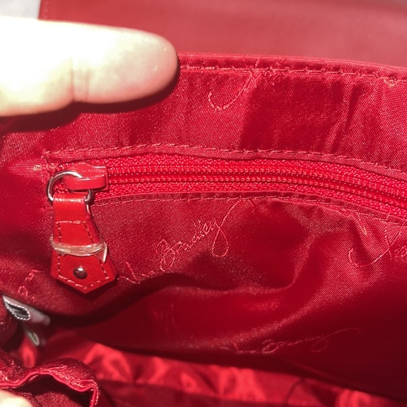 NWOTs Vera Bradley x Disney Parks Red Mickey Mouse Laser Cut Faux Leather Bag - Picture 7 of 15